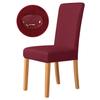 1/2/4/6 Pieces Cheap Jacquard Dining Room Chair Cover Spandex Elastic Stretch Slipcover for Kitchen Hotel Banquet Living Room
