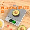 Kitchen Scale Digital Food Scale 3000g 0.1g LCD Display Mini Food Scale for Baking Cooking Silver