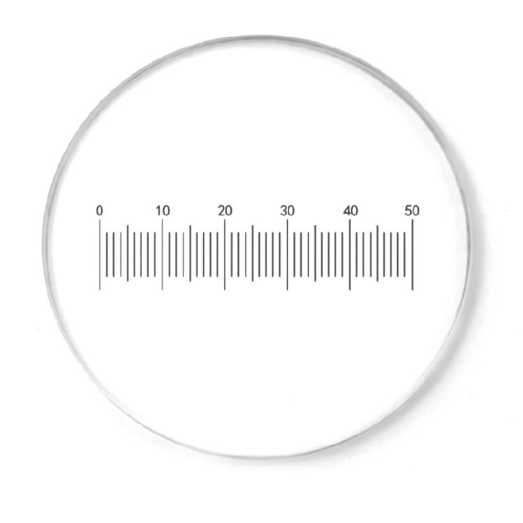 Präzisions-Mikroskop-Kalibrierobjektträger Mikroskop-Mikrometer-Objekttisch Mikrometer-Strichplatte Kalibrierlineal Objektträger