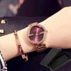 Fashion Guou Brand Unique Women Luxury Rose Gold Steel Quartz Wrist Watch Relogio Feminino Lady Luxury Ladies Dress Hours Clock