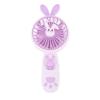Pportable Handheld Fan Mini Cartoon Animal Fan Rechargeable Night Light 400mAh Cute Small Fan with Built in Battery