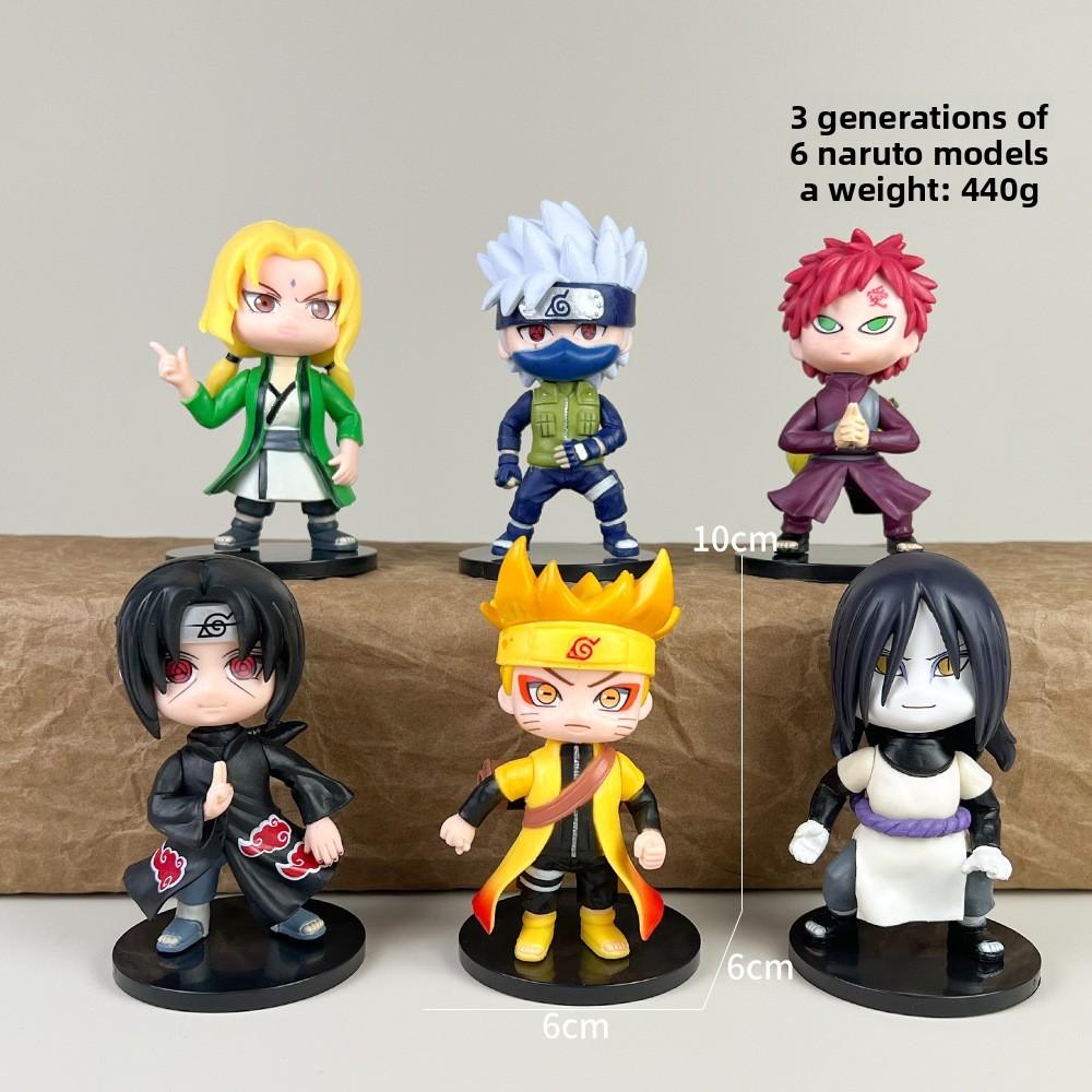 נארוטו סאסקה קקאשי איטאצ'י דמות אנימה דגם פסלון קישוט לאספני אנימה ולמתנות