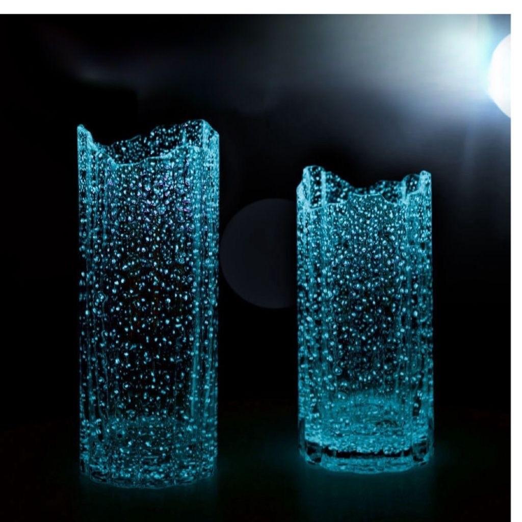 Nordic Style Creative Noctilucent Glass Vase For Living Room Decor