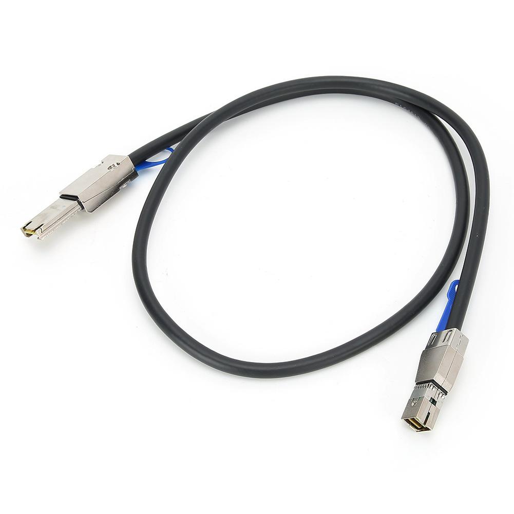 Server Cable Switch Cord Data Line Computer Accessory MINI SAS SFF-8644 to SFF-8088 1-Meter