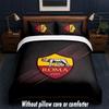 Set Biancheria da Letto Design AS Roma 1 Copripiumino + 2 Federe Morbido Traspirante Biancheria da Letto per la Casa