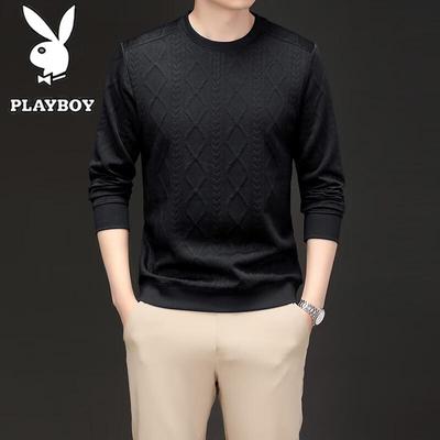 Men's Pullover Round Neck Long Sleeve Casual Sweatshirt