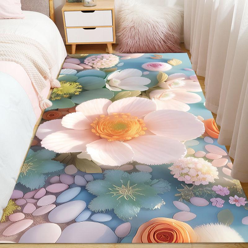Bedside Carpet Cute Bedroom Living Room Sofa Room Floor Mat Thickened Home Floor Mat