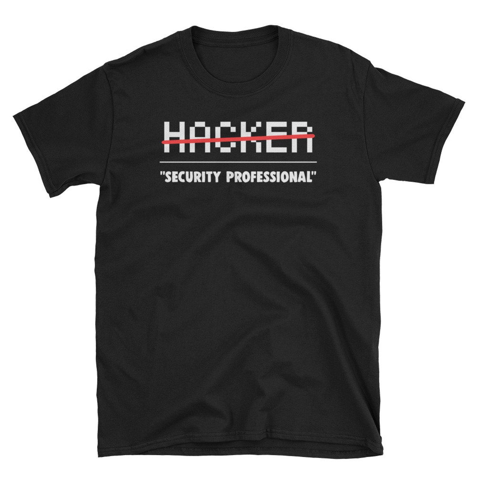 Funny Computer Hacker Shirt Buffering Cyber Security System Admin T Shirt S