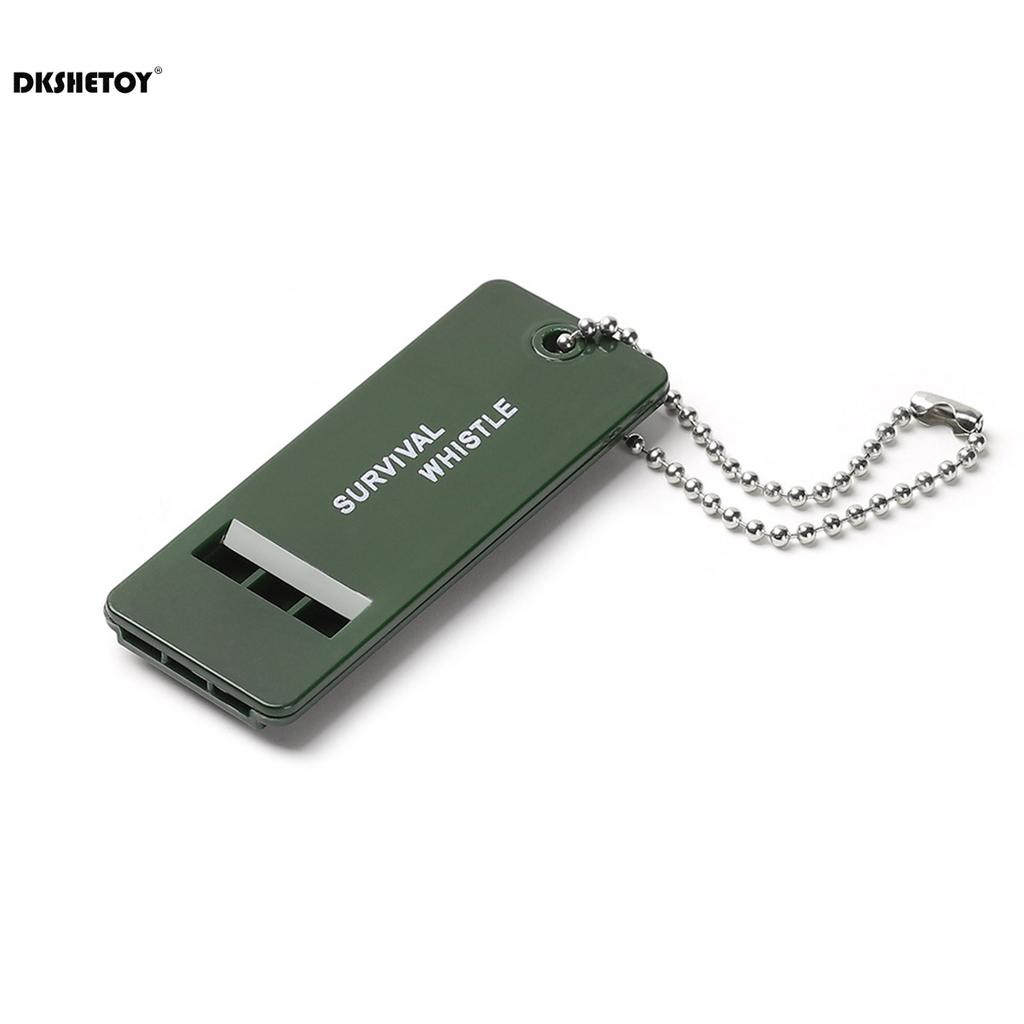New Emergency Whistles for outdoor Camping rescue Keychain Triple Frequency Portable Plastic Whistle Boating Camping Hiking tool