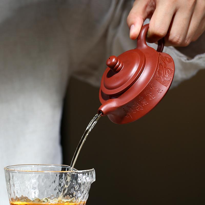 120ml Chinese Yixing Purple Clay Teapots Handmade Tea Pot Beauty Tea Infuser Kettle Household Zisha Tea Set Teaware Gifts