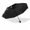 1pc Leopard Palm Automatic Open/Close Umbrella Compact Folding Umbrella, All-Season Portable Umbrella for Women/Men250