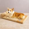 Removable Dog Plush Bed Neck Protection Warm Dog Mattress Practical Pet Dog House  Crate