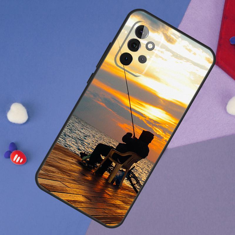Fishing Rod Case For Samsung Galaxy A52 A53 A33 A13 A34 A54 A14 A35 A55 A15 A56 A36 A26 A16 A06 A22 A32