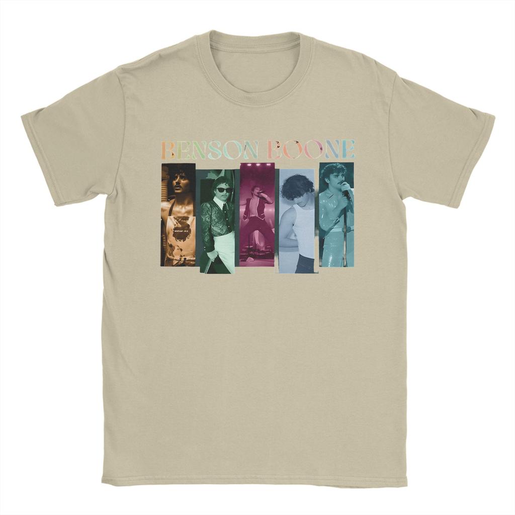 Benson Boone Beautiful Things Album T Shirt Beach American Heart Tour Cotton T Shirts For Couple Print Tshirt Short Sleeve Tees