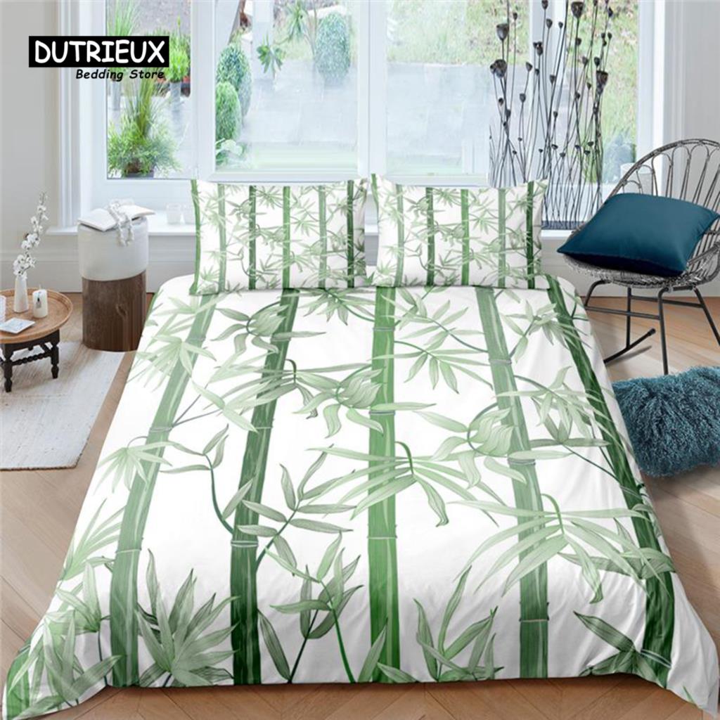 

Home Living Luxury 3D Bamboo Bedding Set Comfortable Duvet Cover Set Kids Bedding Set Queen as well as King EU/US/AU/UK Size EU single(135x200cm)