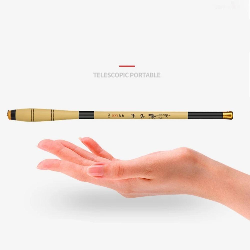 Ultralight Telescopic Fishing Rod 1.5-6.3m Freshwater Stream Hand Pole Ultralight Carbon Fiber Hard Feeder for Carp Fishing Travel Equipment Portable