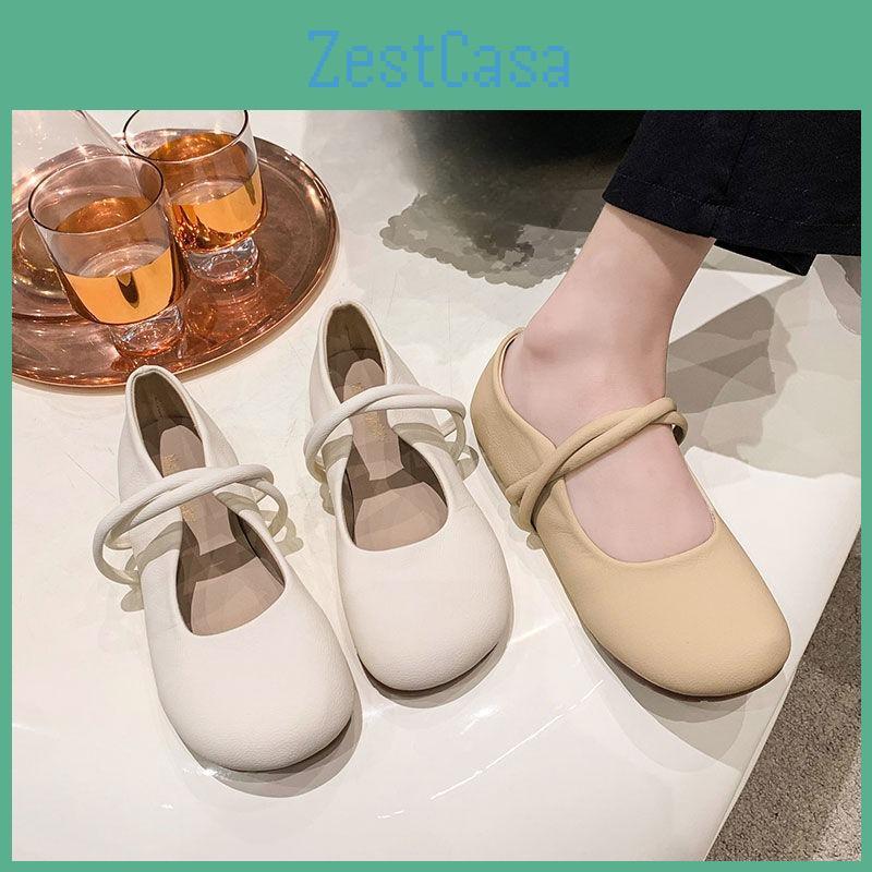 Of Style Womens A New Shoes A Single Loafer With A Shallow Opening Round Toe And Soft Sole