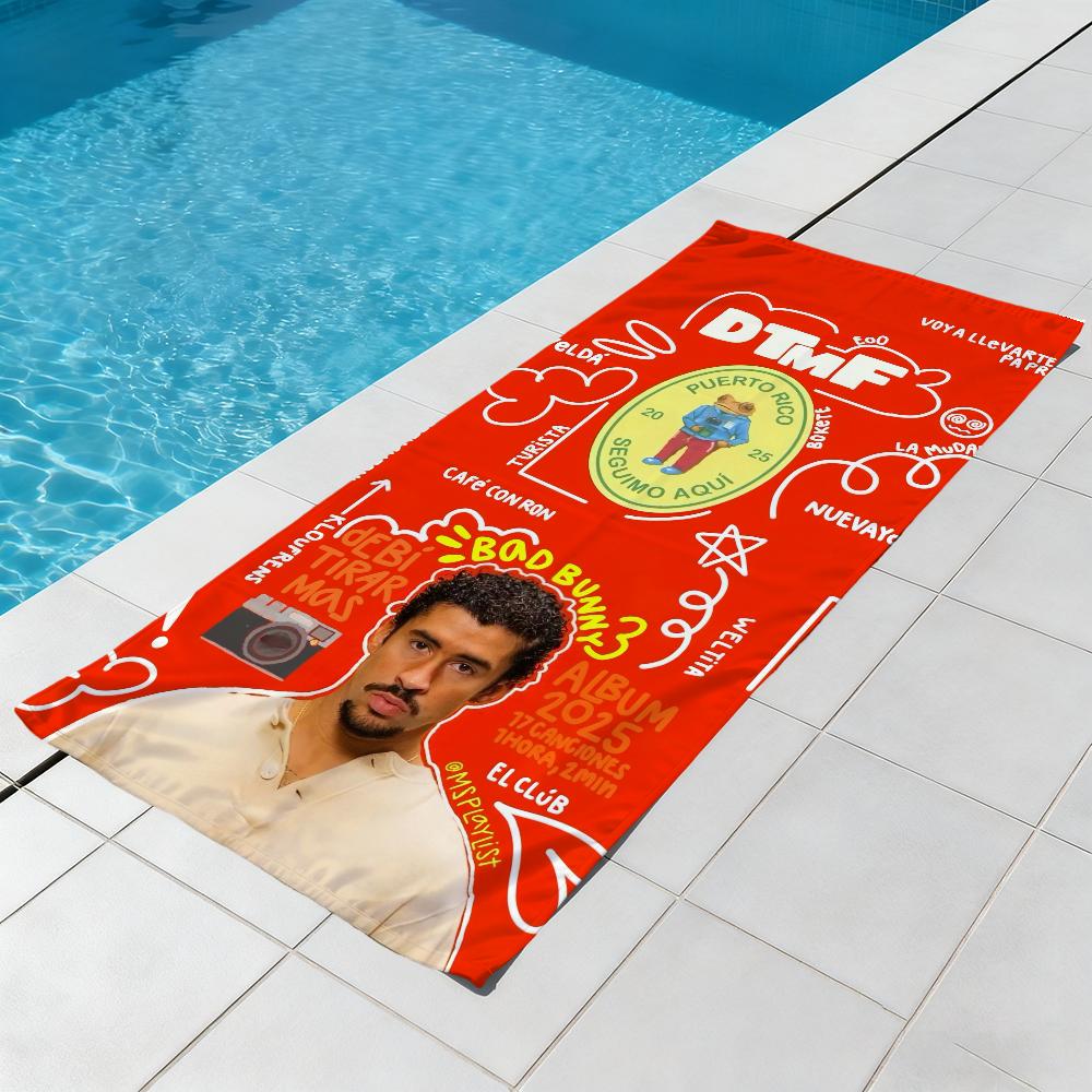 Cattiva cantante DeBi TiRAR MaS FOToS d-dtmf b-Coniglietto Asciugamano da Spiaggia Asciugatura Rapida Morbido Asciugamani da Piscina Regalo per Viaggio Palestra Doccia Campeggio sport