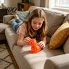 Kids Stress Relief Toy Dinosaur Squeeze Slow-Rising TPR Fidget for Flowing Pattern Cute Soft Decompression Gadget Students Adults Pinching Sensory