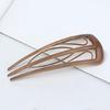 6pcs Unique Shape French Hair Clip with 3 Internal Teeth Designs For Women’s Vintage Hairstyles And Daily Fashion Needs