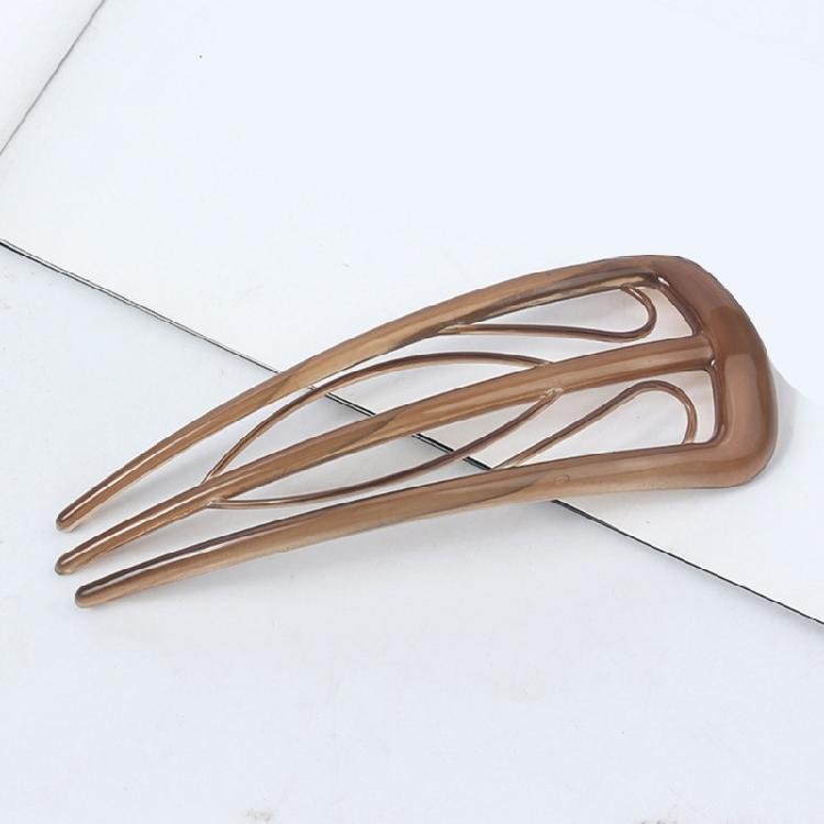 6pcs Unique Shape French Hair Clip with 3 Internal Teeth Designs For Women’s Vintage Hairstyles And Daily Fashion Needs