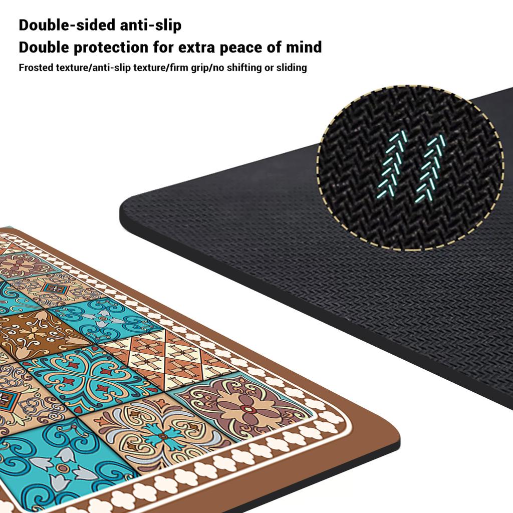 Nordic Foot Mats Kitchen Mat Waterproof Long Area Kitchen Rug For Living Room Hallway Bathroom Carpet Doormat Washable