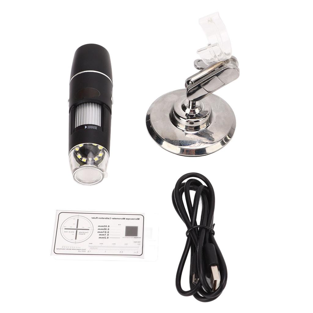 1000X Wireless Digital Microscope WIFI HD Real Time Handheld Microscopes with Correction Ruler for