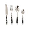 Sternpunkt Edelstahl Western Tafelgeschirr Messer, Gabel, Löffel, Steakmesser, Gabel, Löffel, Teelöffel, Kuchengabel Set, Western Tab