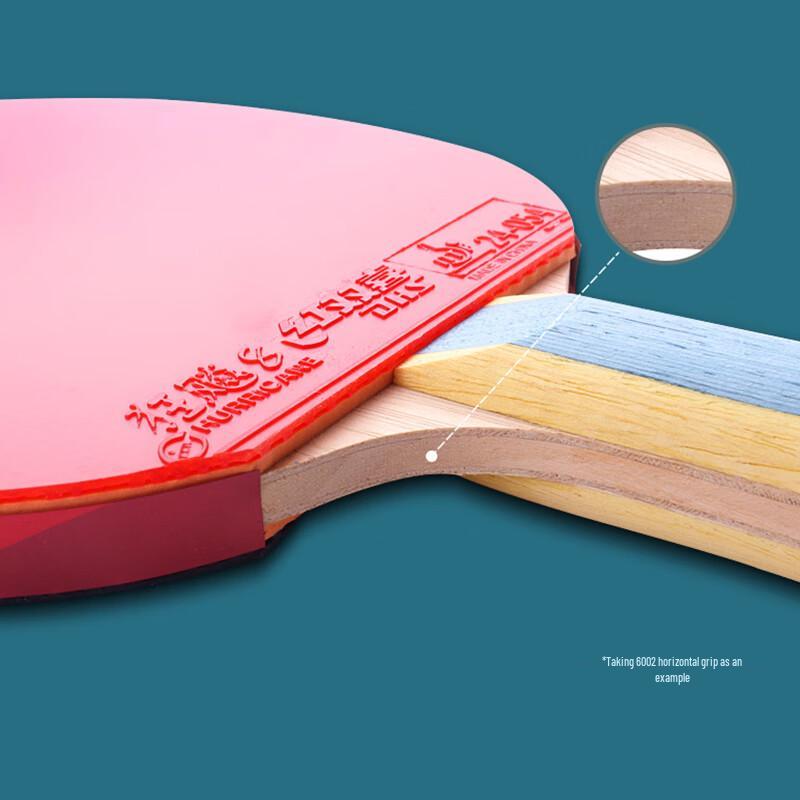 Red Double Happiness H6002 6-Star Table Tennis Racket