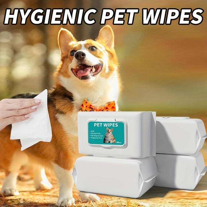 Thick Pet Wipes For Dogs Catshypoallergenic No Alcoholgentle Care Tear Stain Remover Deodorizing Daily Clean For Bodyeye Ear