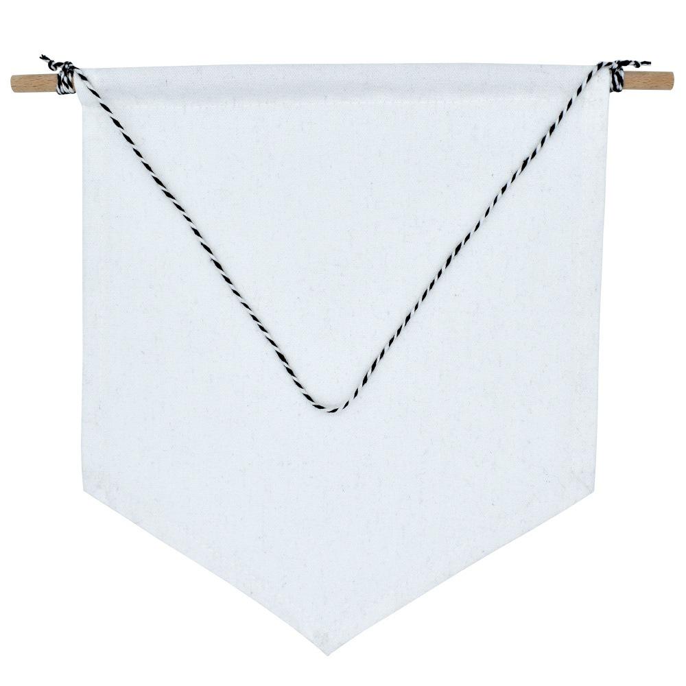 Display-Wimpel-Banner, Emaille-Anstecknadel, schlichte, leere Leinwand, Wimpel-Banner-Flagge