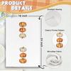 Fall Pumpkin Kitchen Towels Decor Set of 2 - Retro Autumn Moody Fall Hand Tea Towels, Rustic Cottagecore Fall Dish Towel Dishcloths Decorations for