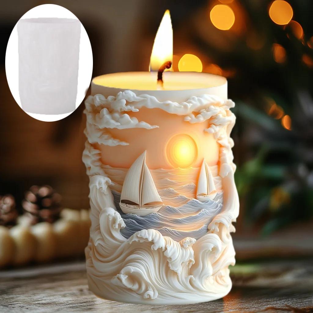 Königskrone Säulenkerze Silikonform Heilige Krone Reliefsäule Kerzenform Königskrone Totem Harz Gipsformen Weihnachtsgeschenk