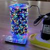 Remote-Controlled Christmas Tree Rattan Lights with Warm White LED on Green Copper Wire