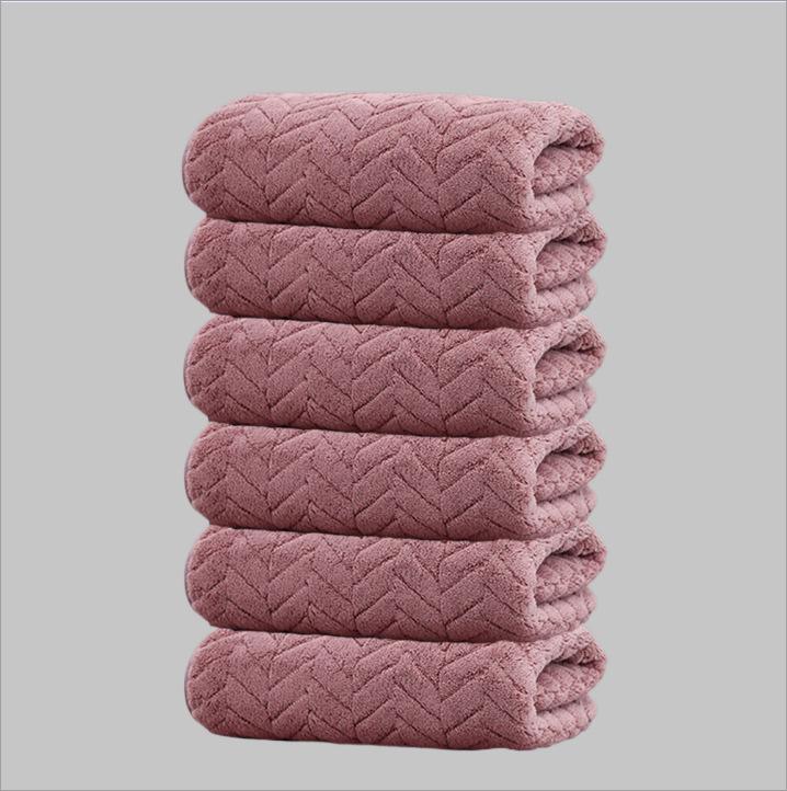 Coral Fleece Double-Sided Quick Dry Towels for Home - Mother-Child & Couple Set