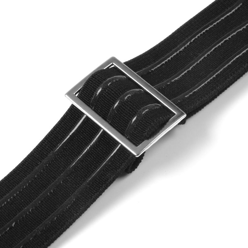Verstellbarer elastischer Gürtel Rutschfeste Hemdhalter Hemd Einsteckgürtel Hemdstrumpfhalter Stretchgürtel für Business und Freizeit