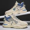 Men's Shoes 2024 Autumn New Sports Shoes Medium Top Platform Trendy Basketball Shoes Wear-resistant Heightening Dad Shoes Trendy Shoes