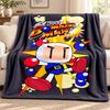 Bomberman blanket Flannel Blanket Soft Cozy Plush Throw for Sofa Bed Lightweight Home Decoration Outdoor camping