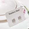 Korean Style Sweet KT Cat Ear Plugs & Cartilage Studs In Versatile Titanium Steel