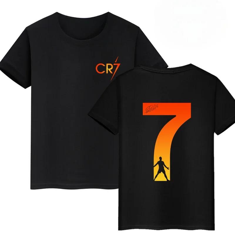 New Arrival Mens Clothes Tee Shirt Homme Graphic T-Shirts Men Tshirt for Men Ropa Hombre Ronaldo Double-sided Print 71071