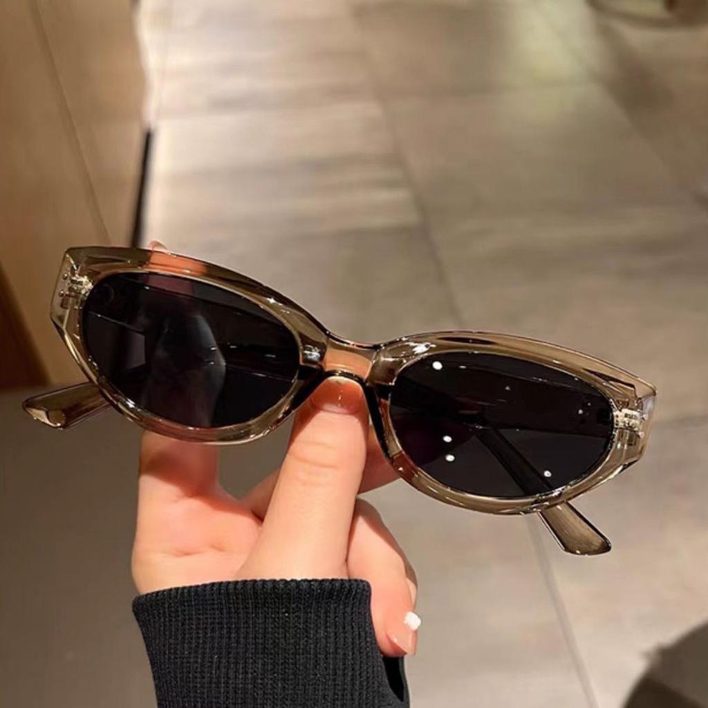 Retro Cat Eye Sunglasses Women'S Advanced Uv Protection Square Garden Face Same Glasses Sunglasses