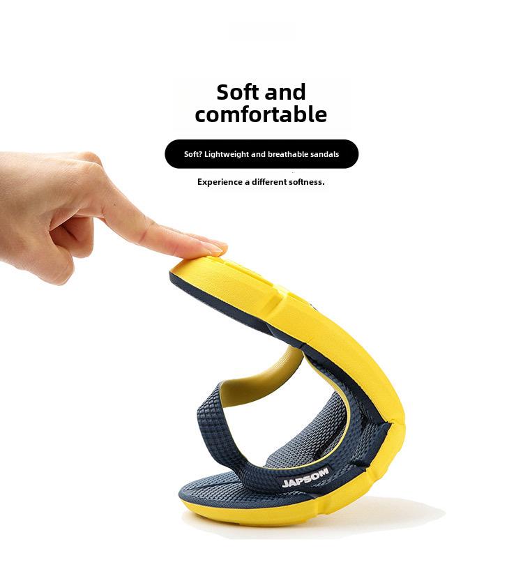 Herren Casual EVA Massage Flip-Flop Sandalen für den Innen- und Außenbereich