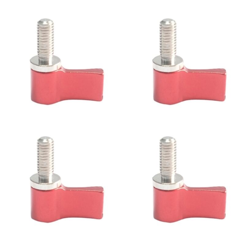 4Pcs/set Adjustable Aluminum L Shaped Mini Handle Screw for Camera Tripods Outdoor Gear