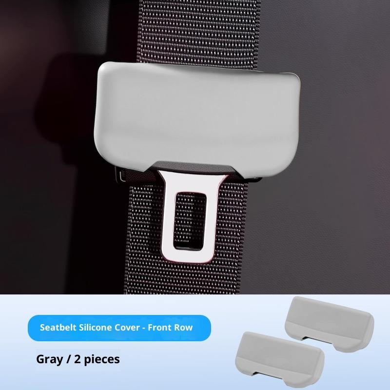 1/2Pcs Silicone Anti-scratch Protector Safety Belt Buckle Guard Auto Interior Accessories Car Seatbelt Buckle Cover