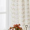 Floral Embroidery French Lace Curtains Tulle Window Shade Romantic Doorway Drape  Home Decoration
