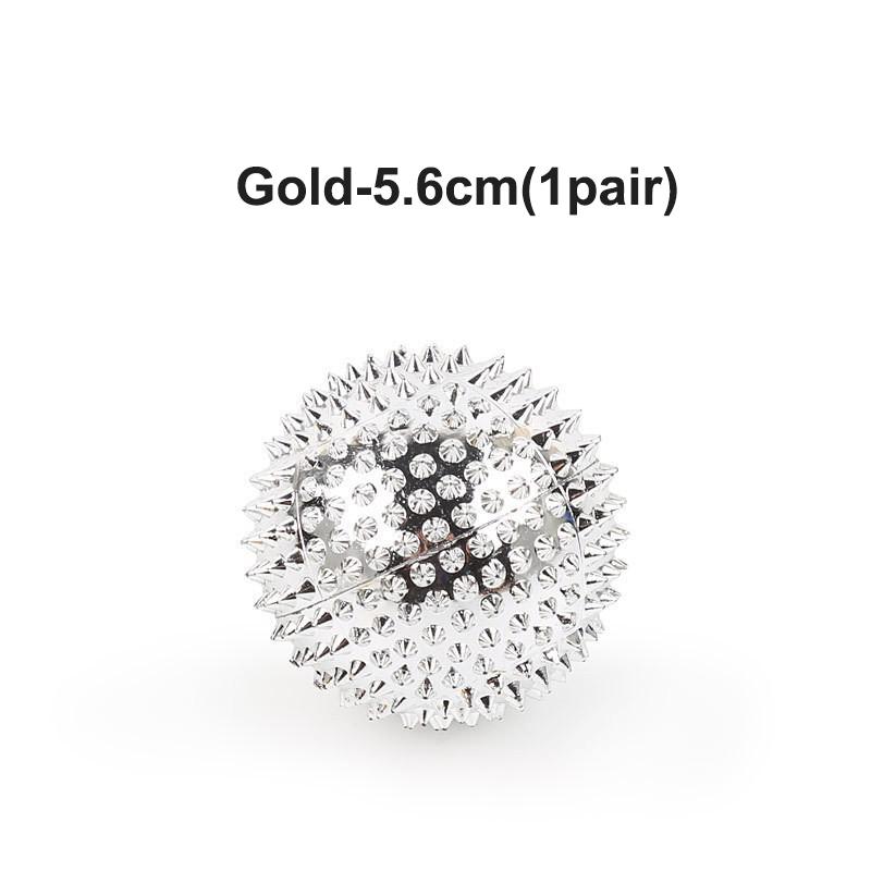 1 Pair Yoga Fitness Ball Durable Spiky Massage Ball Trigger Point Sport Fitness Hand Foot Pain Relief Magnetic Therapy Massager