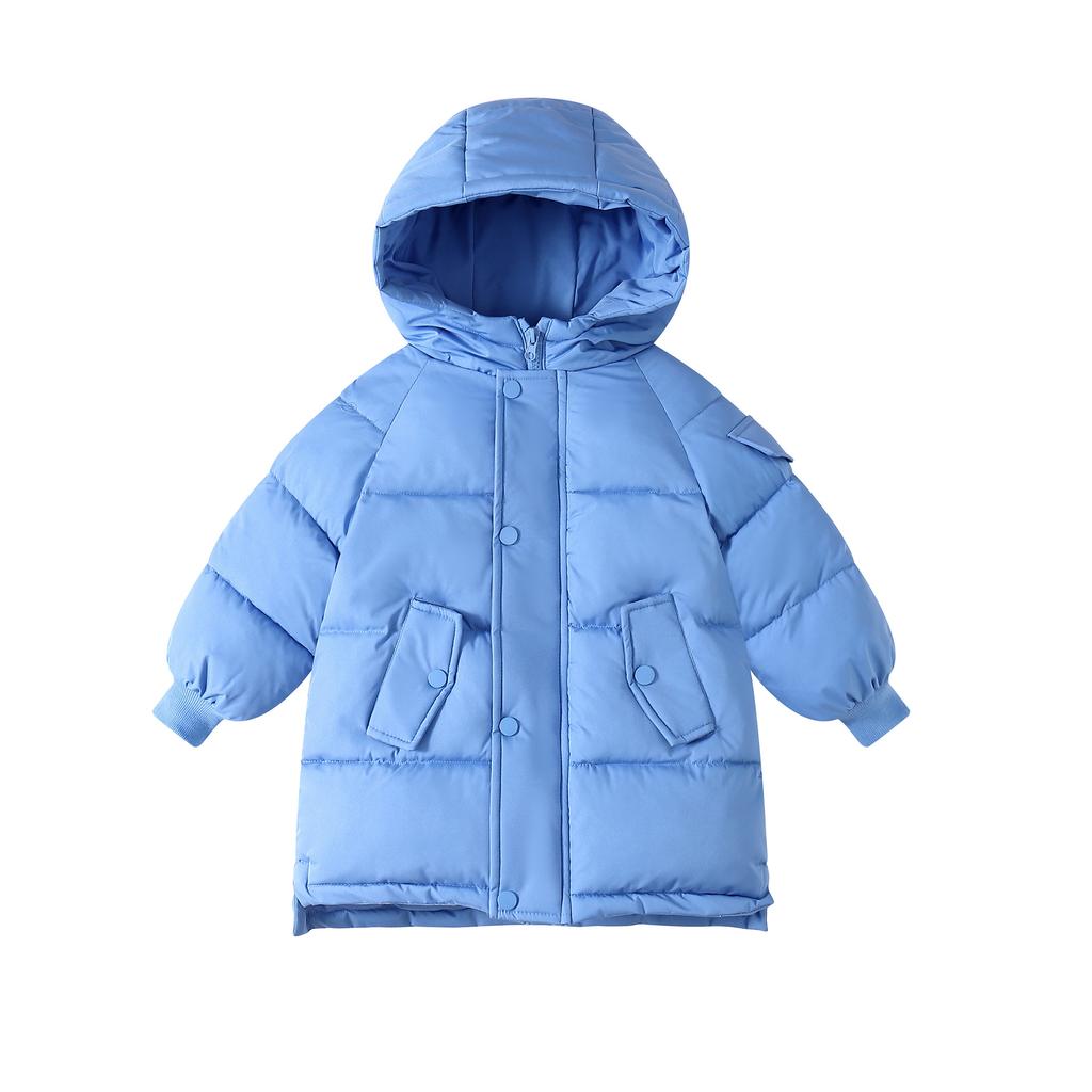Children's Casual Down Cotton Thick Cotton-padded Jacket for Boys and Girls Autumn and Winter