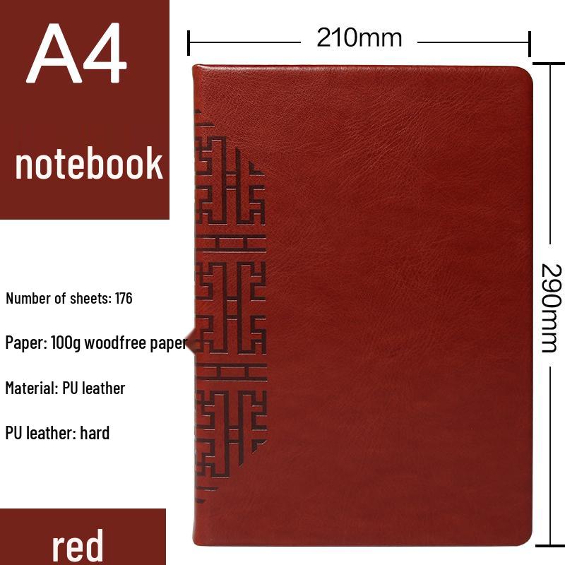 A5 Business Notebook Diary - Large Meeting Record Book, Office Supplies