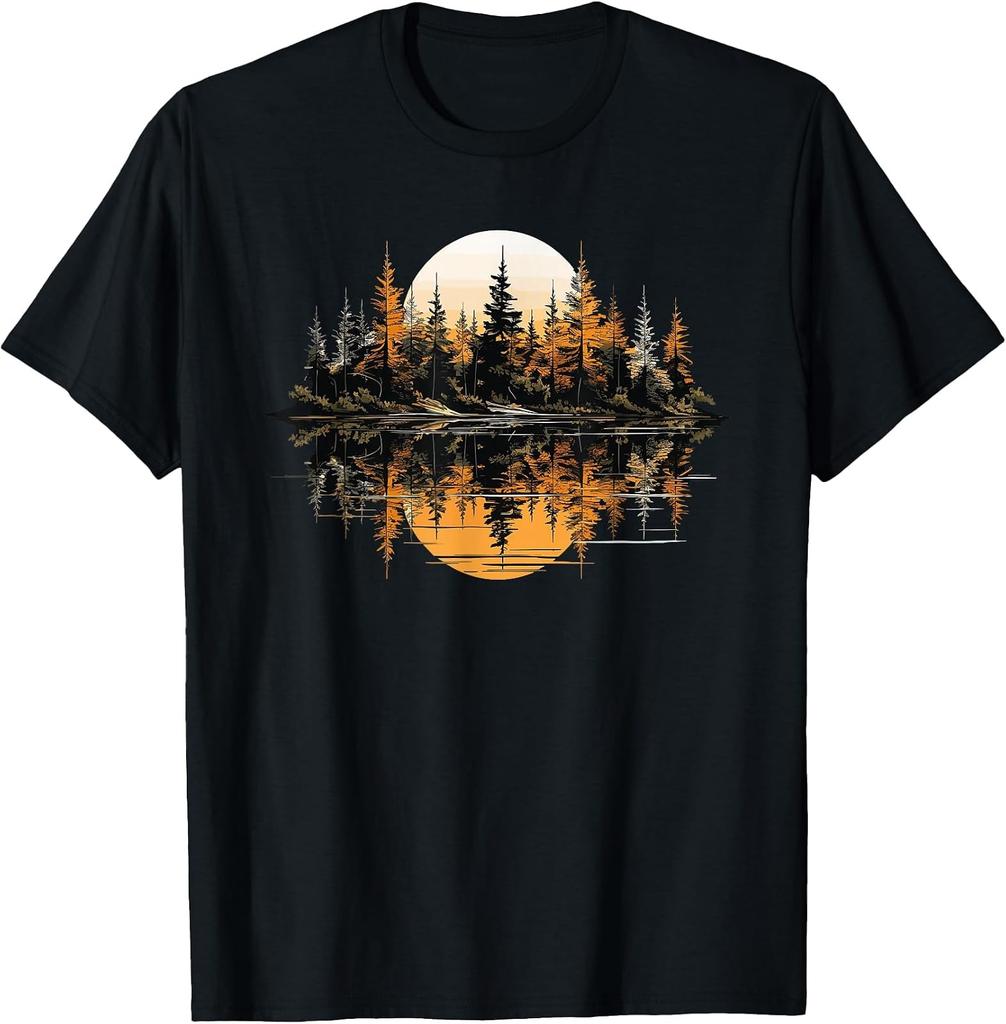 Nature Forest Trees Wildlife T-Shirt for Outdoor Enthusiasts