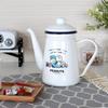Toyo Emaille PEANUTS Emaille Kaffeekanne Weiß D11 Größe ca.. W21.5 H19.5 SNJ-2305